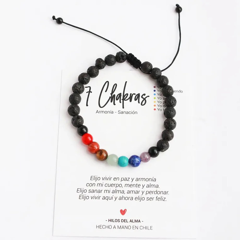 Pulsera 7 chakras - Hombre