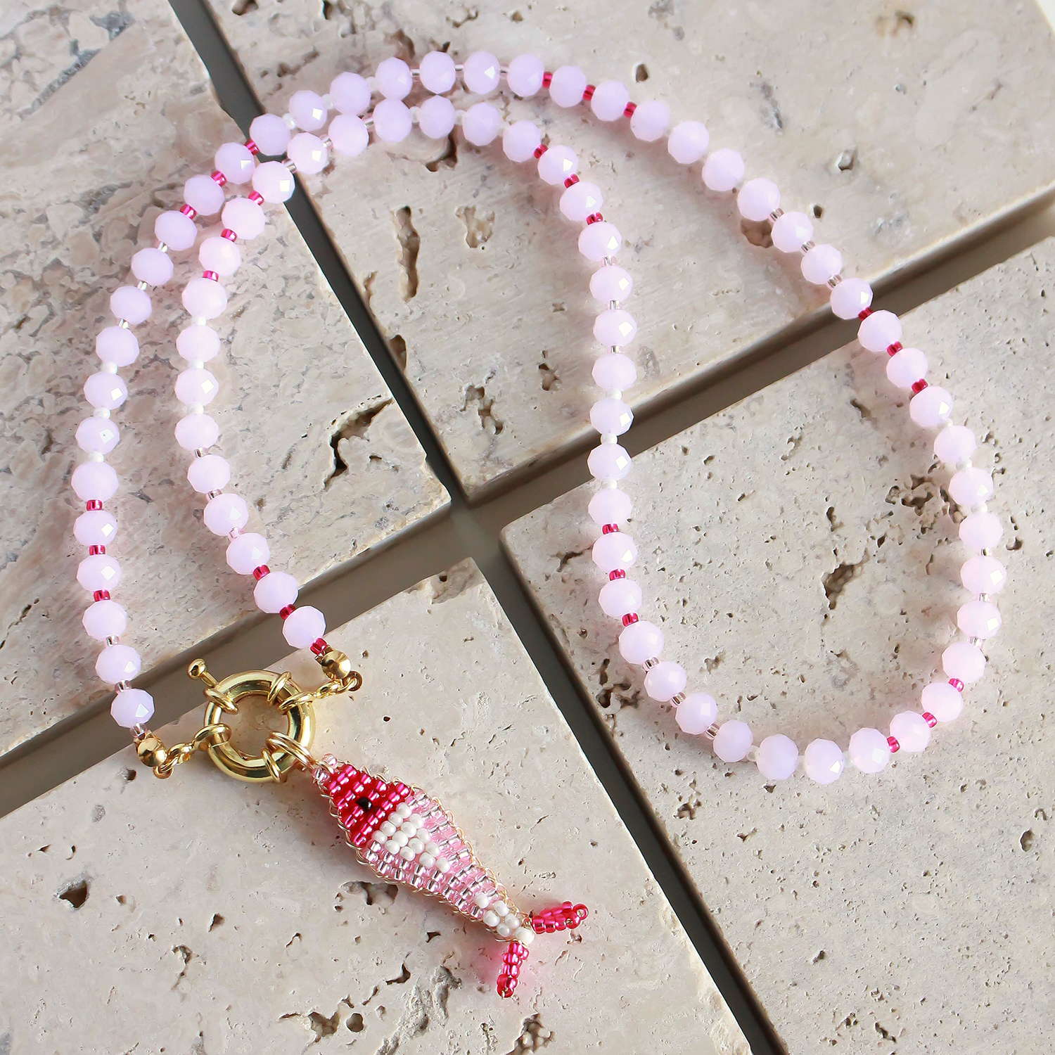 Collar Alma Marina - Rosado