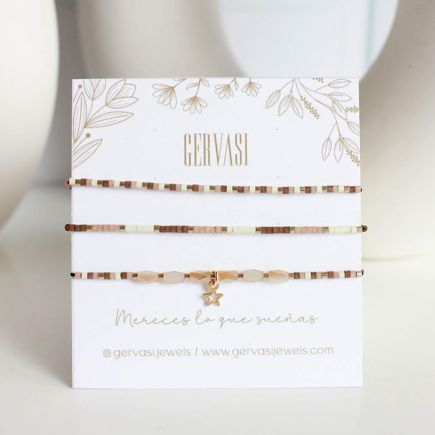 Pulsera 3 en 1 - Café