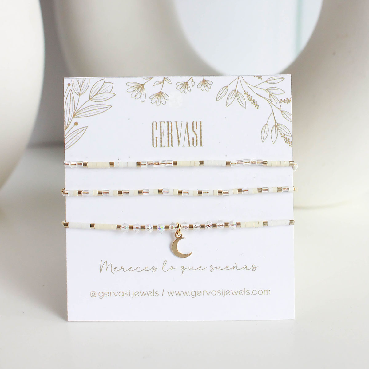Pulsera 3 en 1 - Blanca