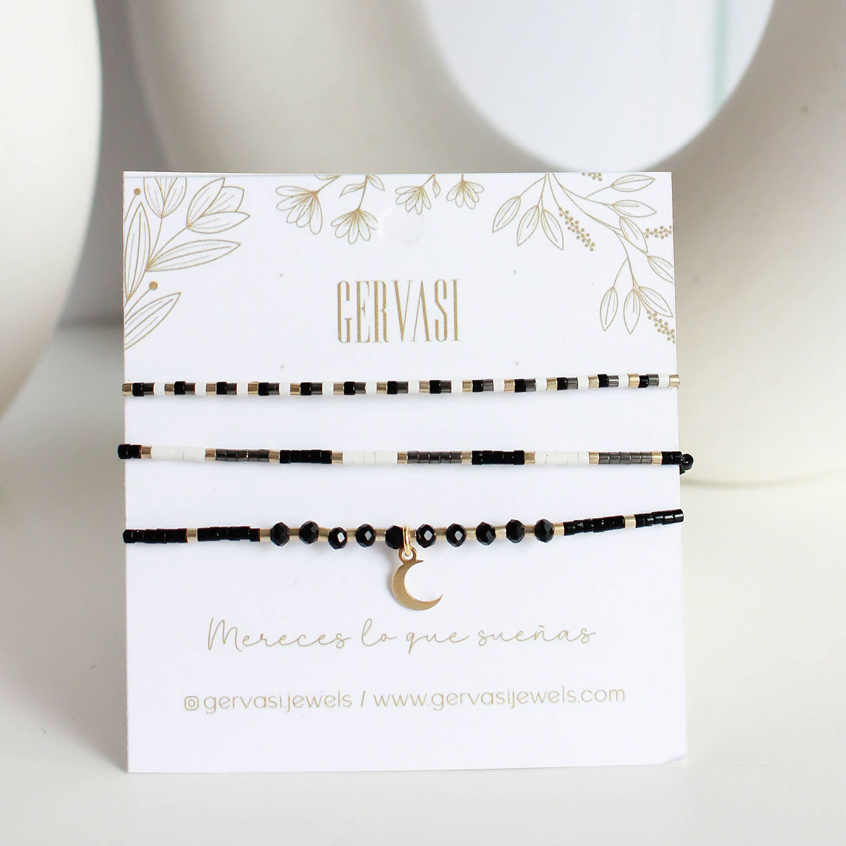 Pulsera 3 en 1 - Negro