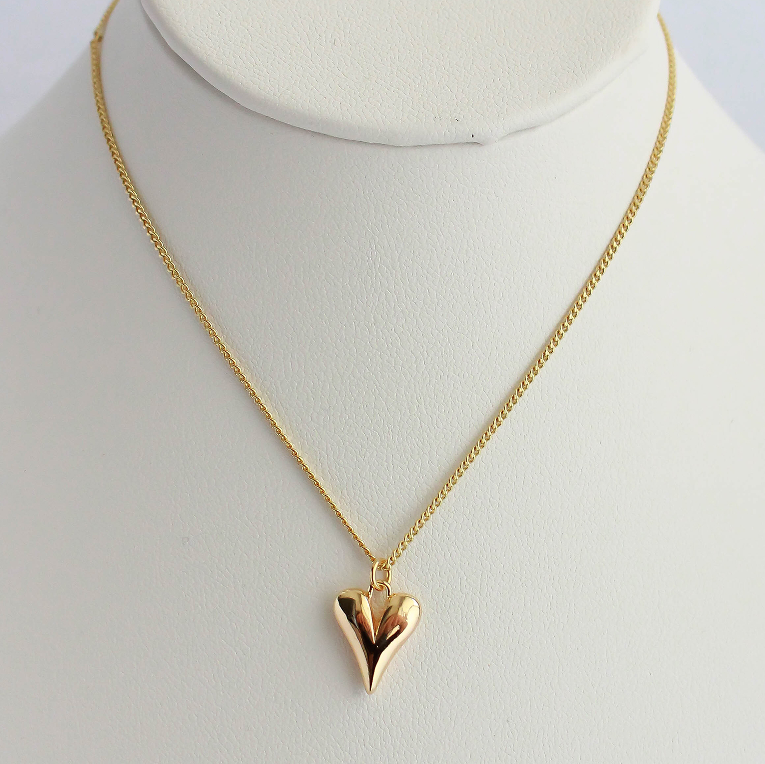 Collar - Corazón dorado