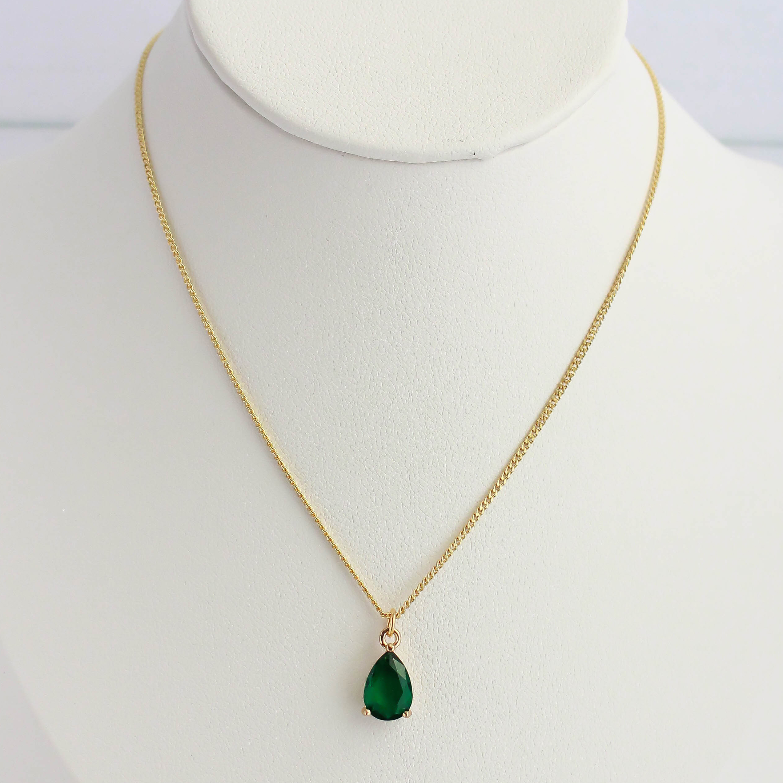 Collar gota - Verde