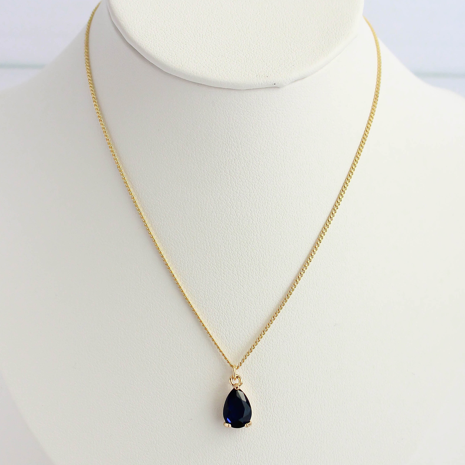 Collar gota - Azul