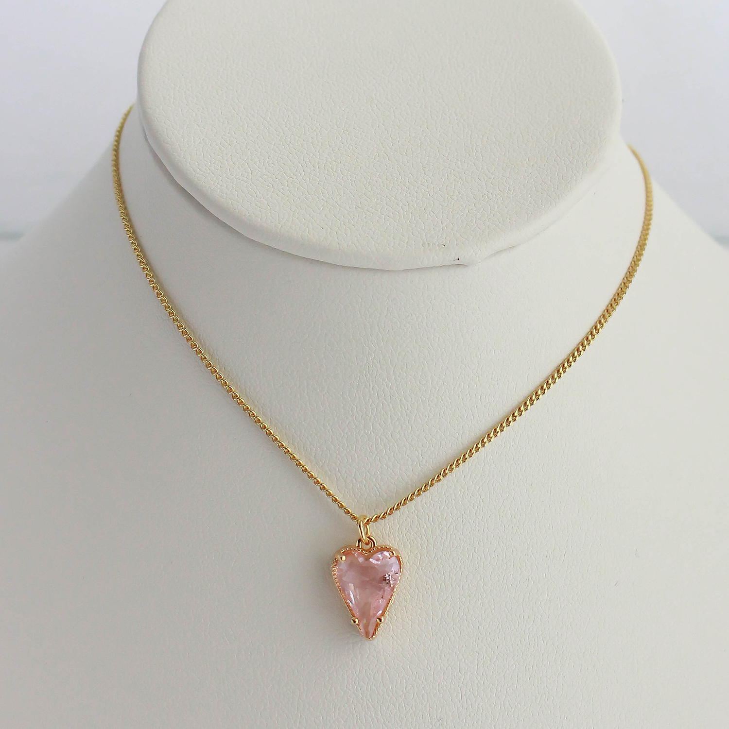 Collar corazón - Rosado