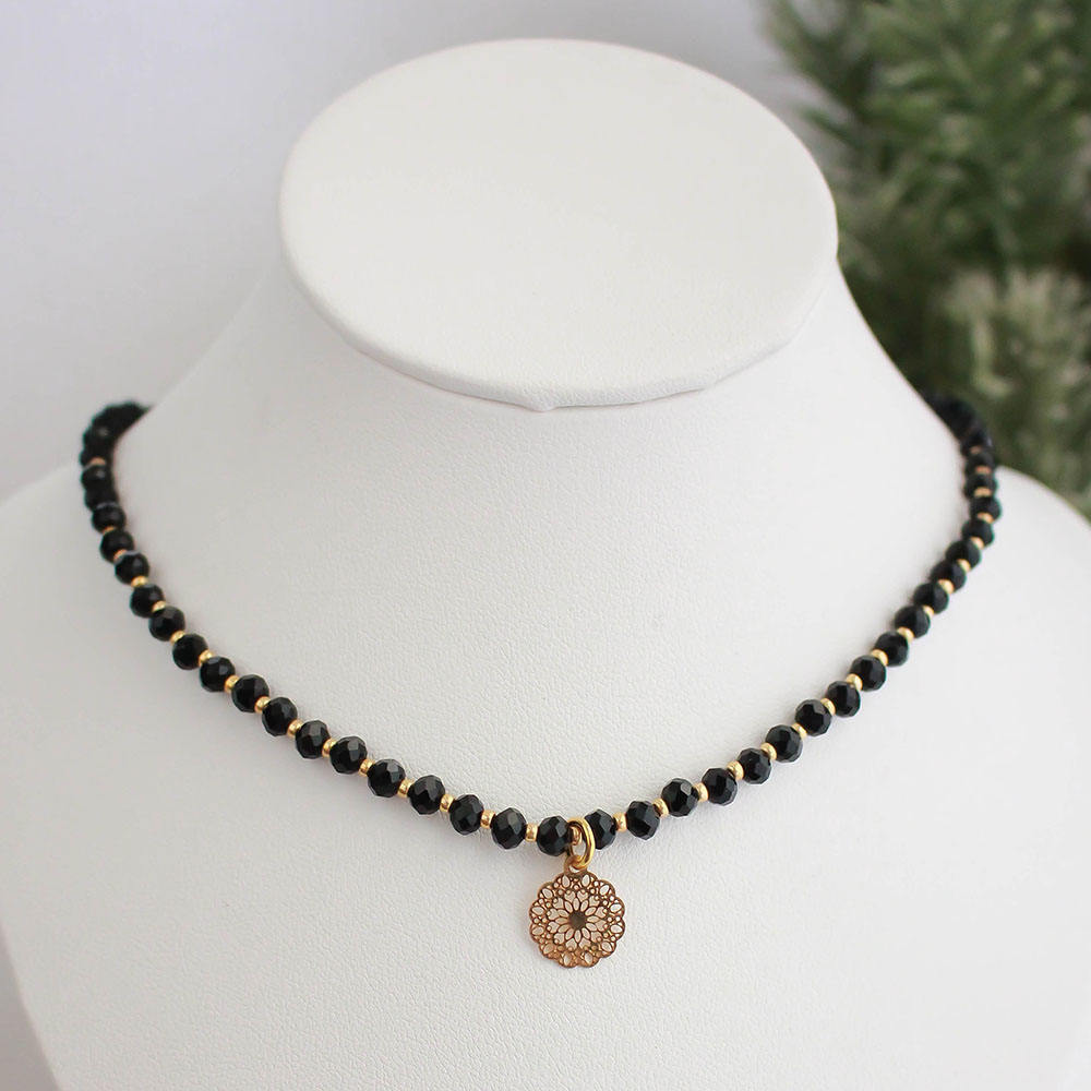 Choker - Negro (Mándala)