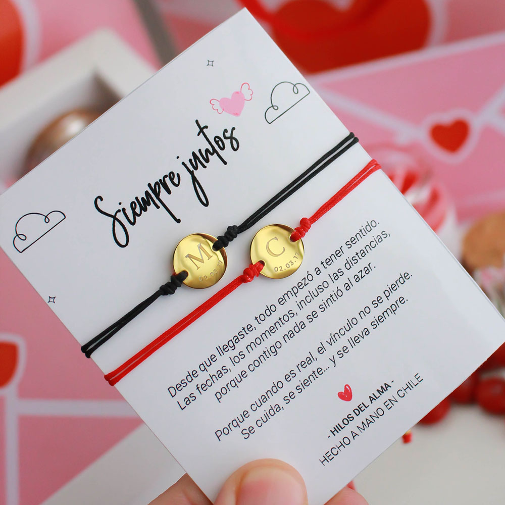 Box San Valentín - Siempre juntos (Inicial y Fecha grabada)