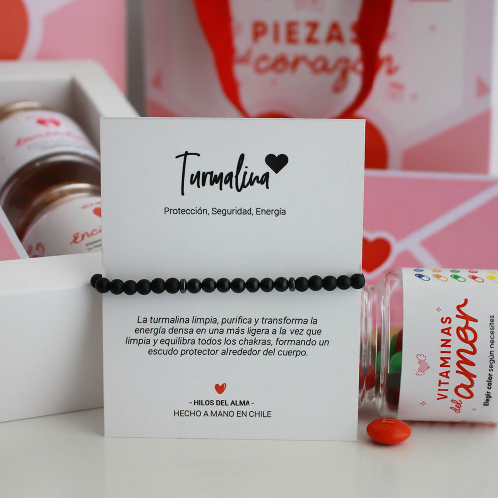 Box San Valentín - Turmalina (Pulsera Unisex)