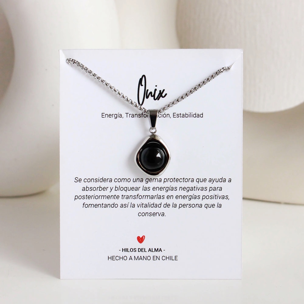 Cadena Gota - Hombre Onix